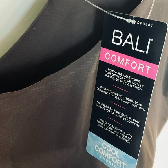 BALI Women's Comfort Step Into "Comfort Flex Fit" Bra NWT Size XL/XG - Picture 2 of 8